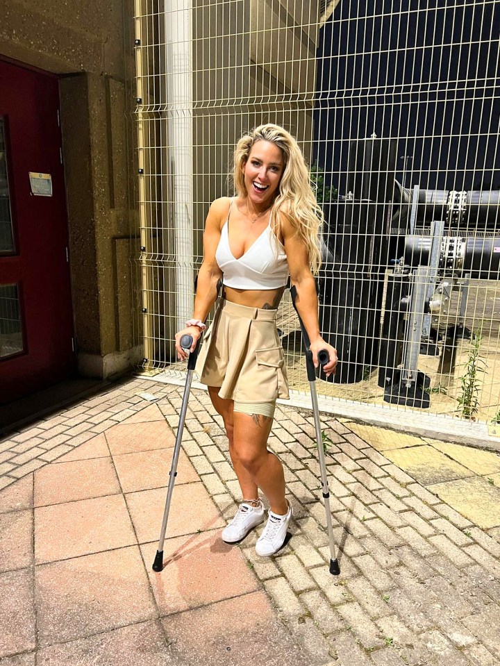 Sabre star Sheli also sustained an injury