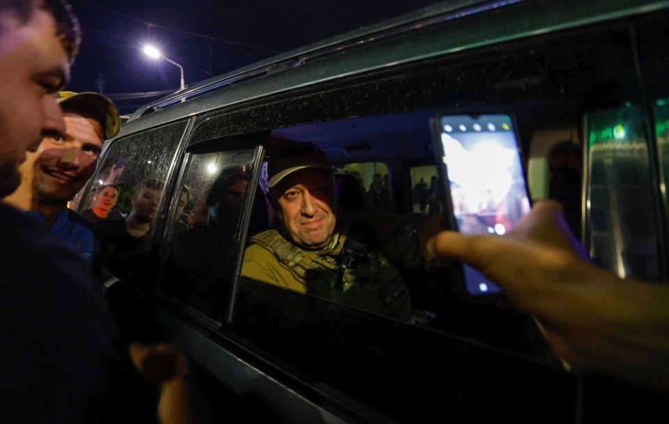Prigozhin took pictures with fans in Rostov