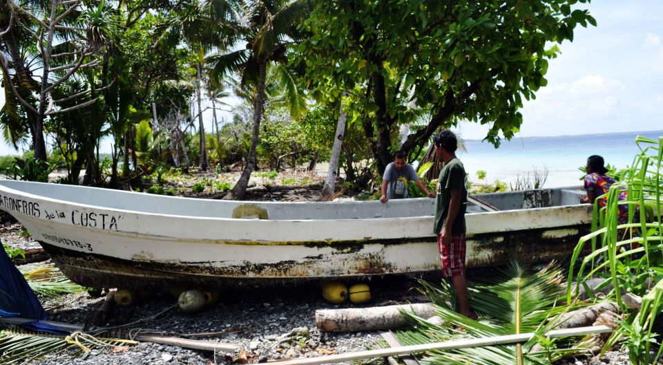 The boat Jose Salvador Alvarenga and his fishing mate used for their trip in 2012