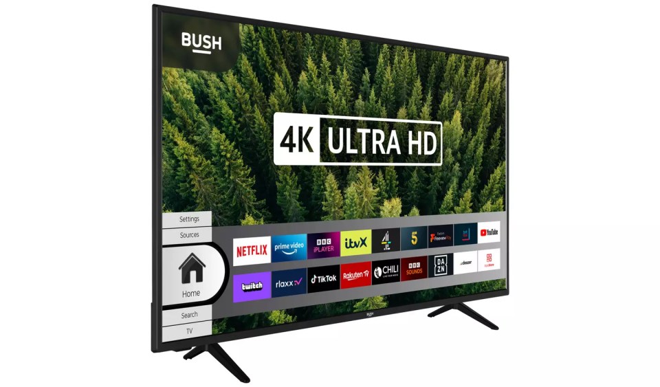 Bush TVs are exclusive to Argos