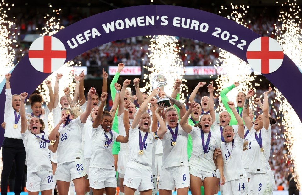 England's Women's football team nicknamed the Lionesses