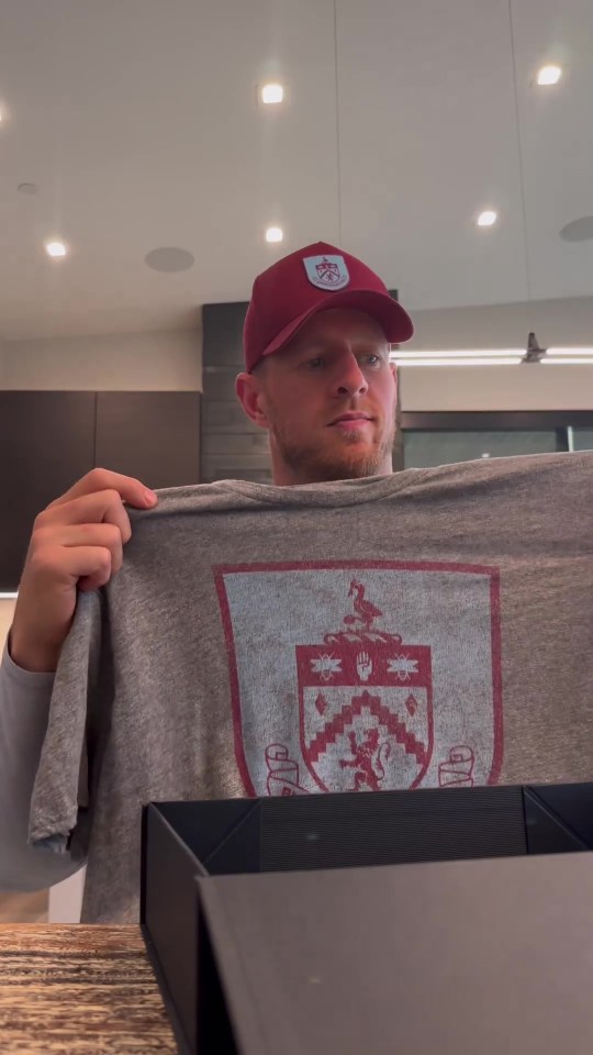 JJ Watt was instead sent a grey t-shirt