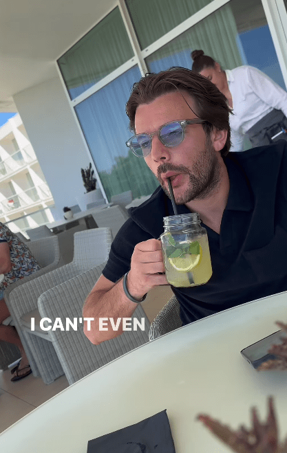 They tucked into incredible food and enjoyed cocktails on their child-free holiday