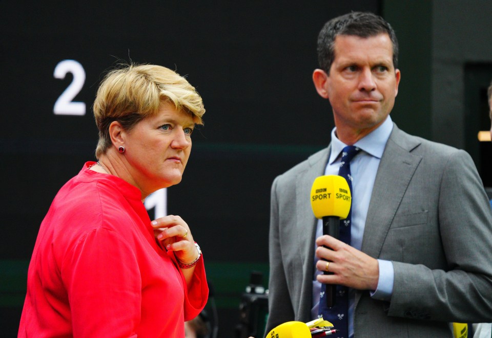 Tennis enthusiasts have accused the veteran presenter of not letting her interviewee's speak