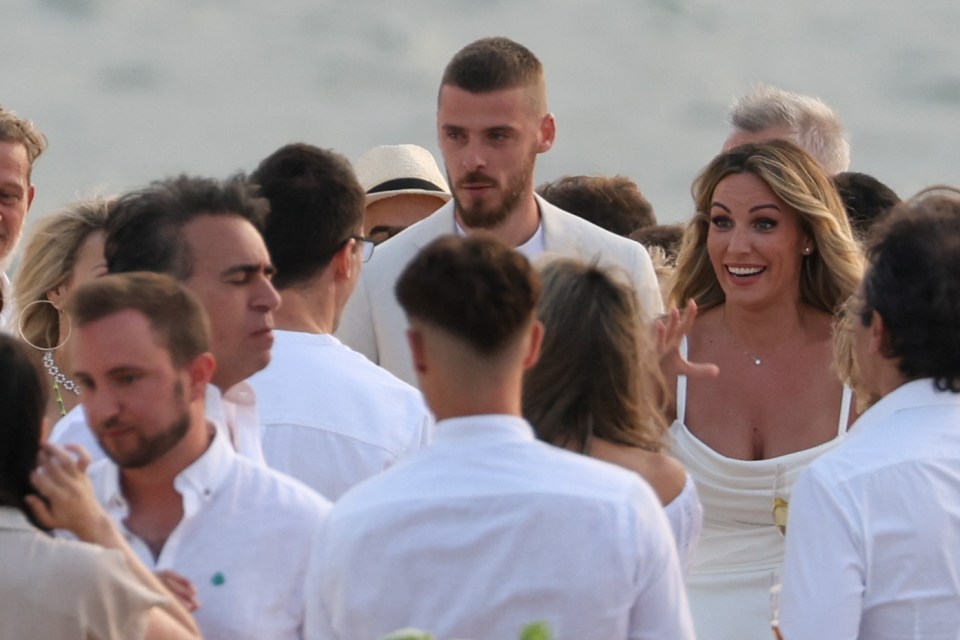 David de Gea and fiancee Edurne Garcia held their pre-wedding party earlier this week