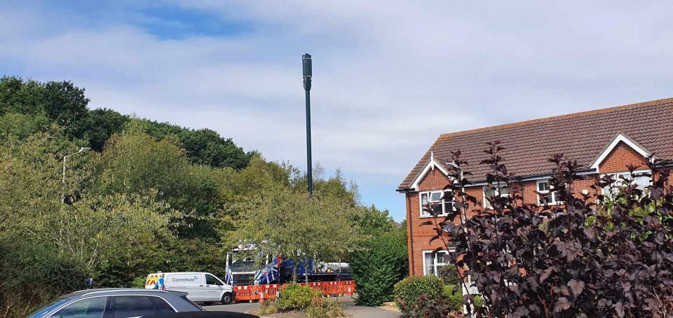 The tower was not switched on for ten months
