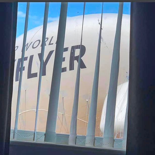 They say the airship blocks their sea views