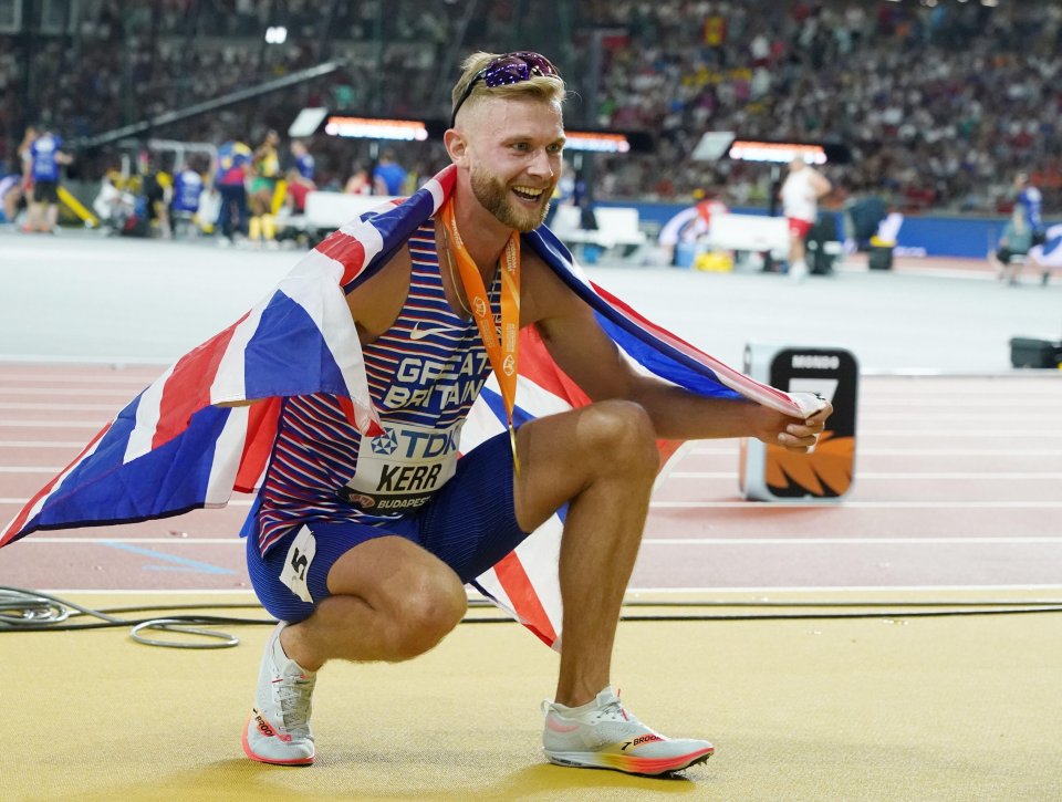 Josh Kerr is supported in his running career by his proud parents