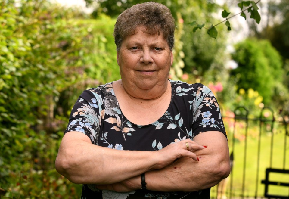 Shirley Burgess, 73, has lived in her cottage for 48 years. In 1986 she worked as a caterer in the park. She's bothered by the queues of traffic