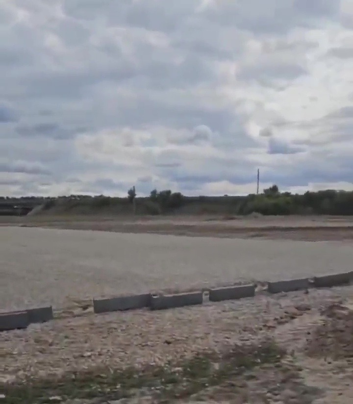 The site in the Russian village of Nikolayevka has been completely wiped out