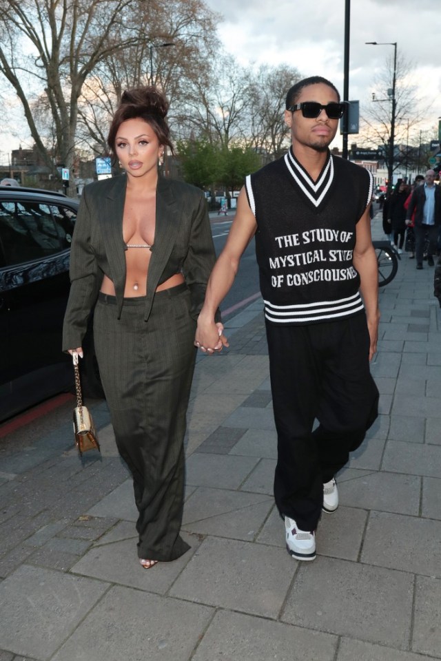 LONDON, ENGLAND - APRIL 13: Jesy Nelson and Zion Foster seen attending a Jesy Nelson music video screening at Everyman Screen on the Green on April 13, 2023 in London, England. (Photo by Ricky Vigil M / Justin E Palmer/GC Images)