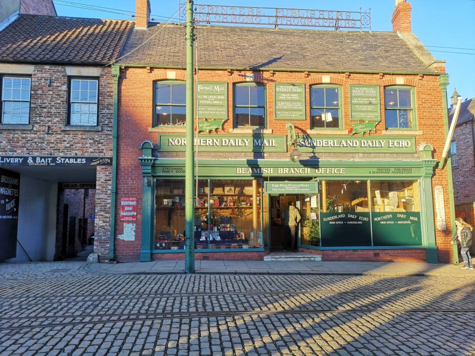 Businesses and homes have been reconstructed in the museum's town
