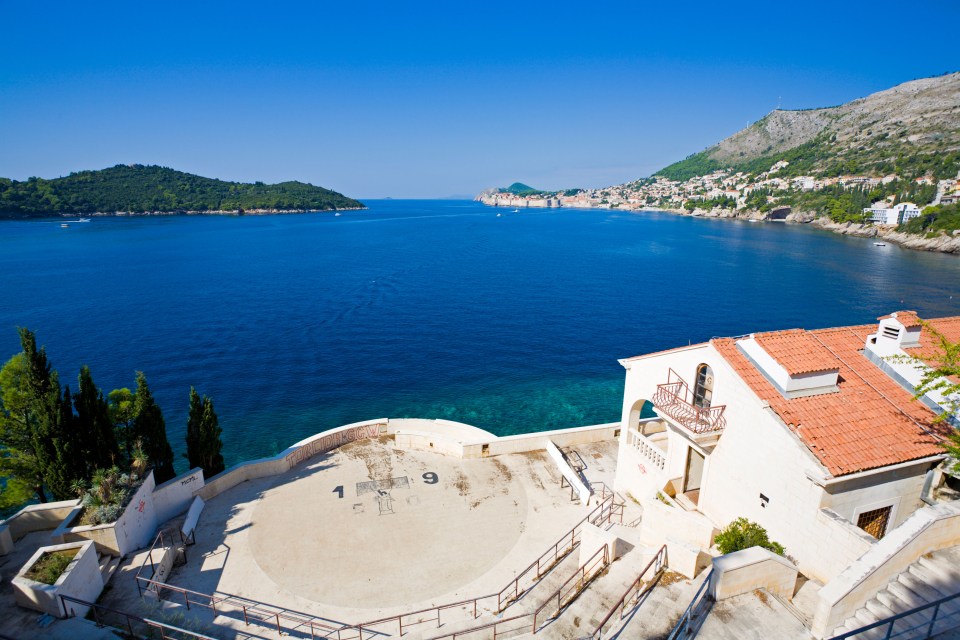 It looks out on the gorgeous Adriatic Sea