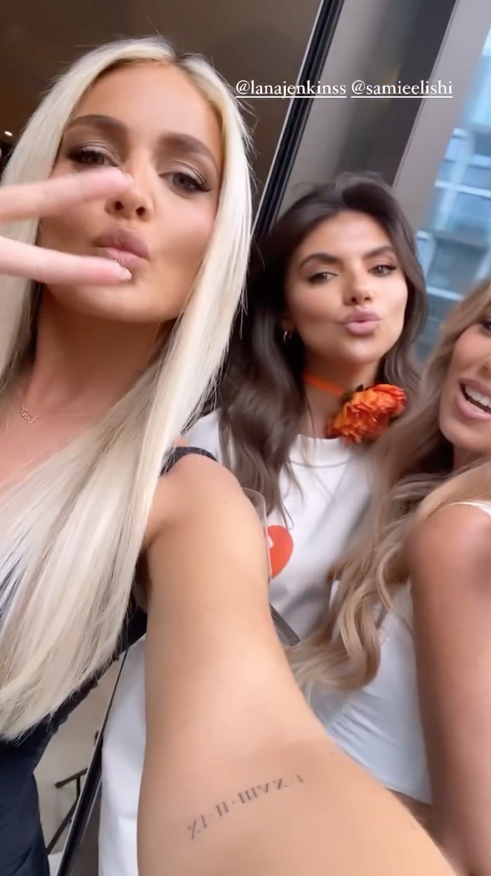 The girls looked stunning as they headed on the birthday night out
