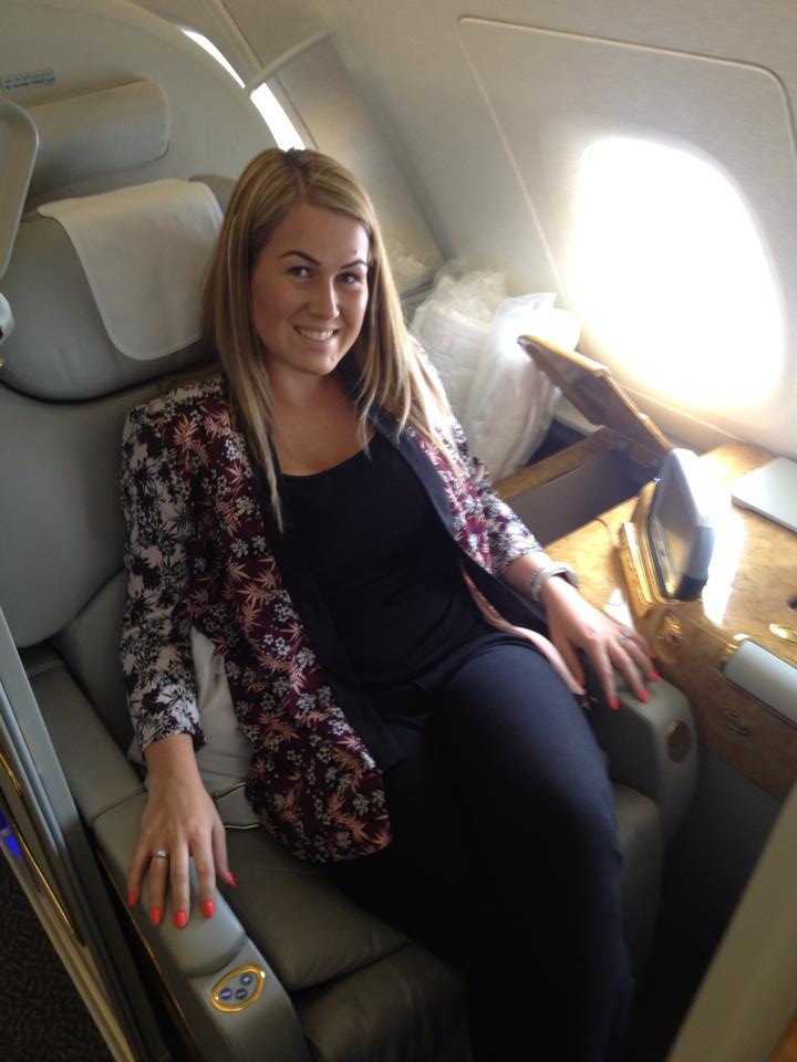 She has posted numerous snaps of her jetsetting lifestyle online