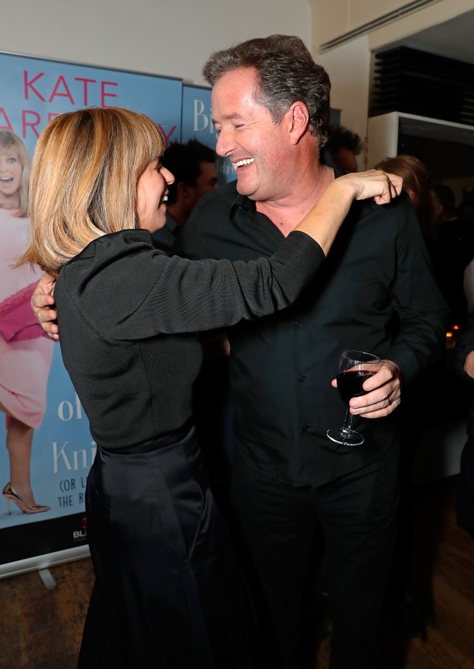 Kate is pals with Piers Morgan and she took over his role in 2021