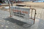 Swimming on Las Alcaravaneras beach is banned until August 31