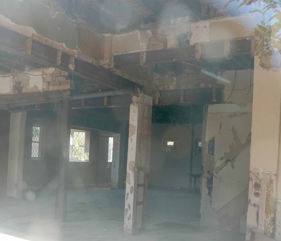 The pub has been left a derelict site since Mr Taylor bought the site in 2020