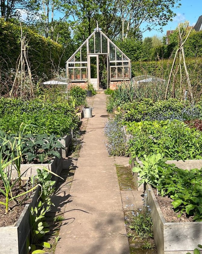 Monty revamped the land and created four separate spaces