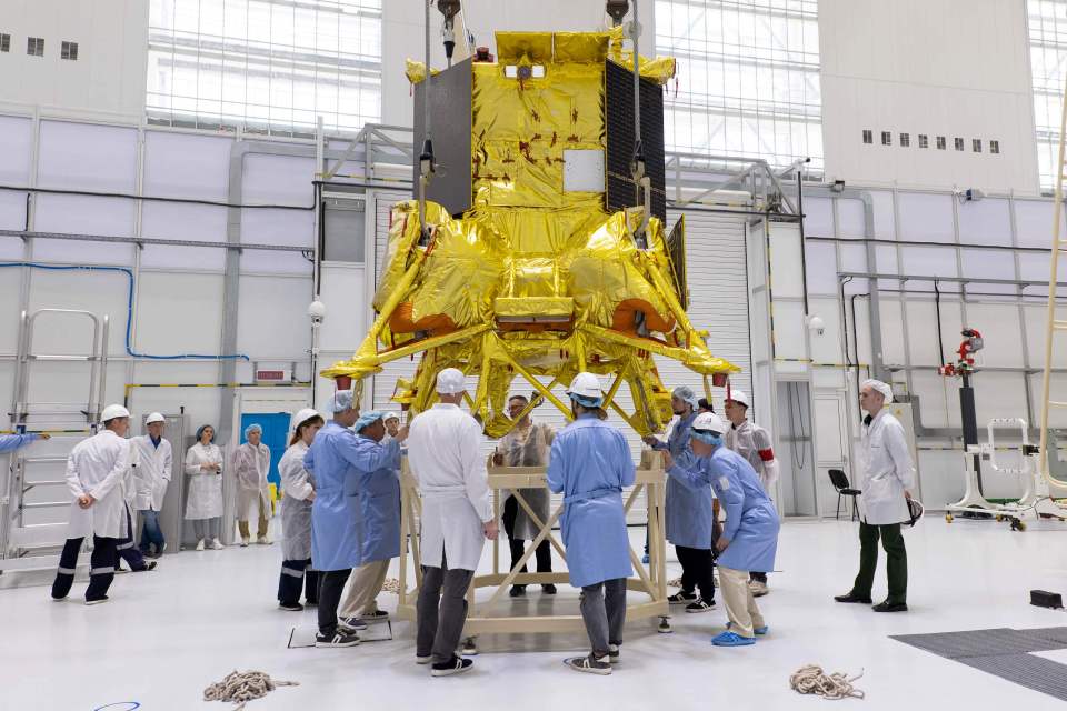 Luna-25 was the first Russian landing on the moon in 50 years