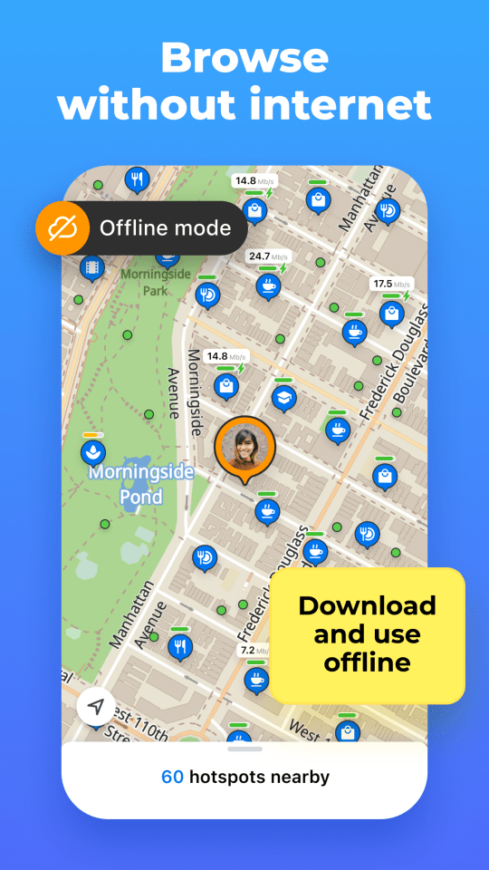 You can even download maps offline before you set off