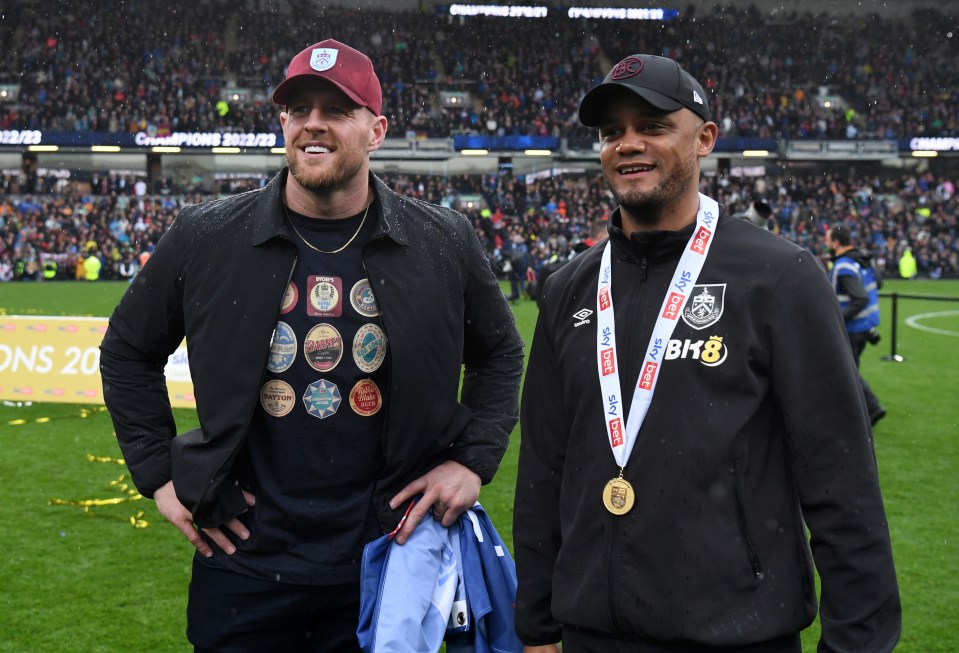 JJ Watt bought a minority investment in Burnley earlier this year