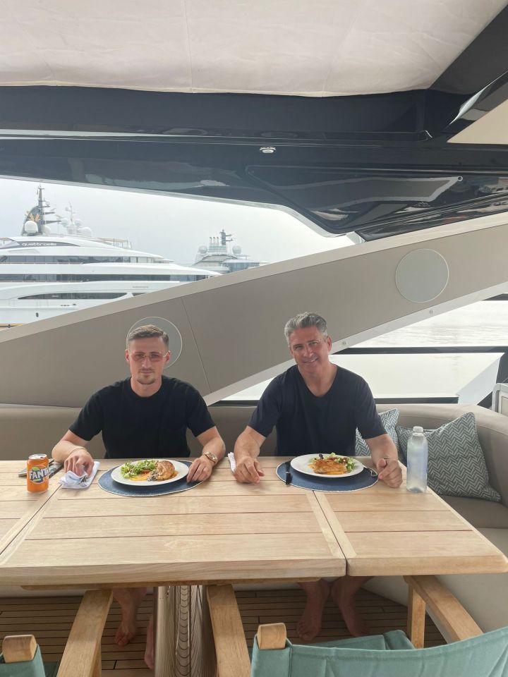 The property mogul enjoyed meals cooked by his private chef
