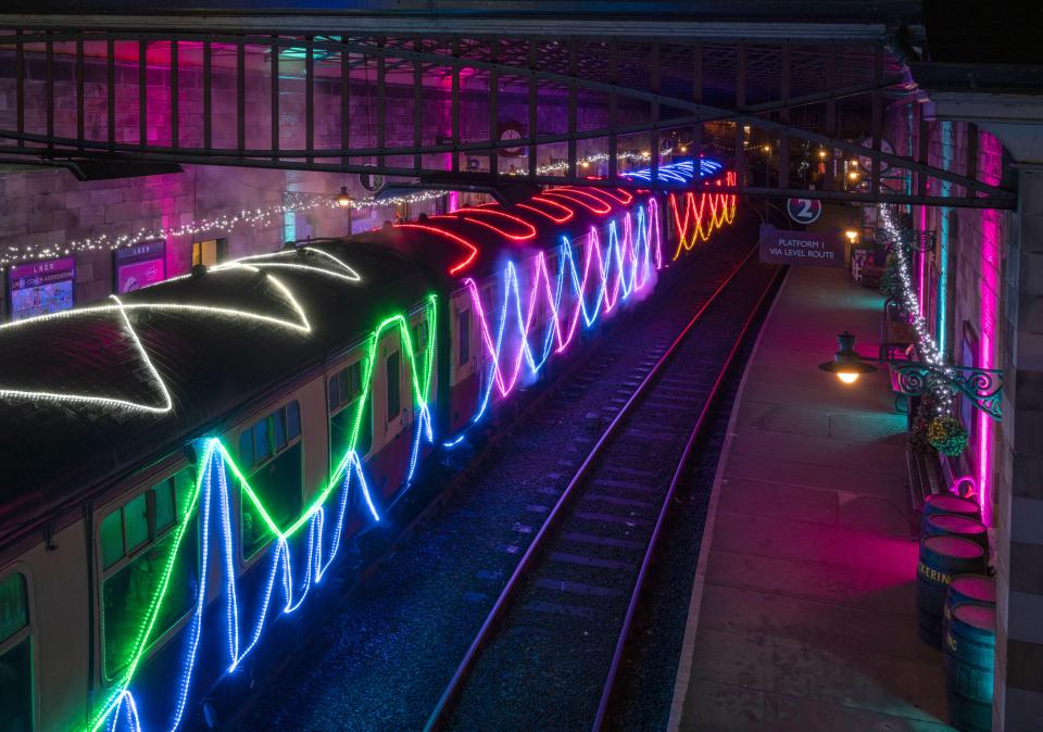 The journeys take place along the railway every year