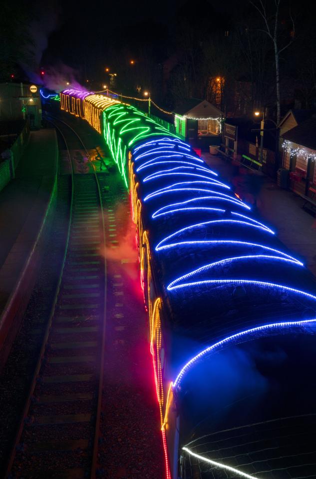 The railway's heritage trains are used for the special autumnal journeys