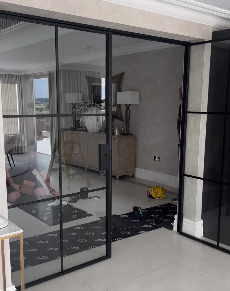 Michelle wanted doors putting on to make it cosier