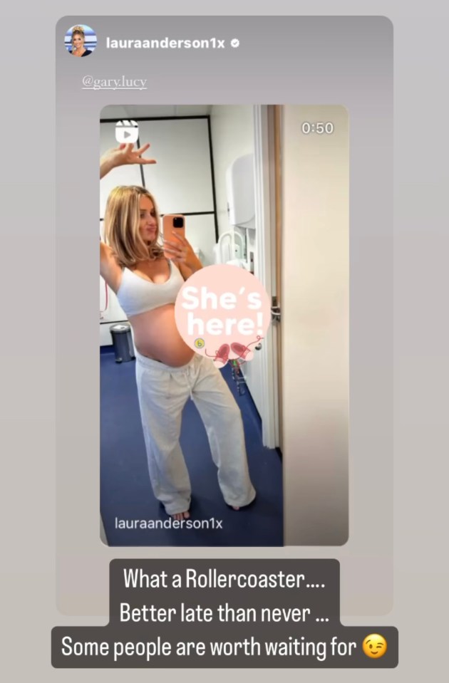 The actor reposted Laura's Instagram story alongside a cryptic caption