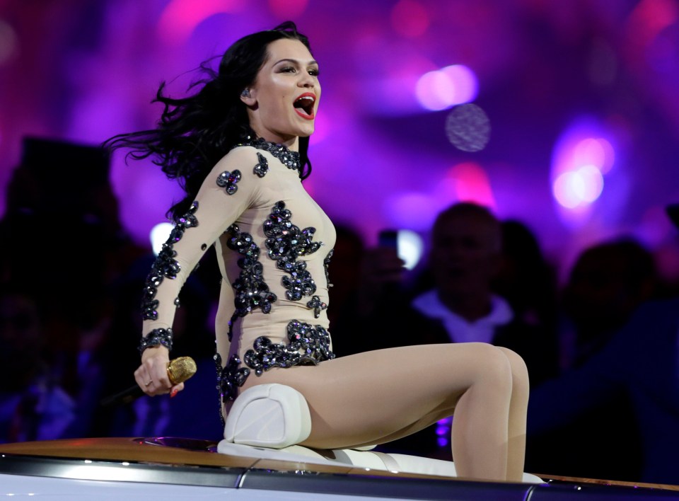 Jessie J performs during the Closing Ceremony at the 2012 Summer Olympics, Sunday, Aug. 12, 2012, in London. (AP Photo/Kristy Wigglesworth)