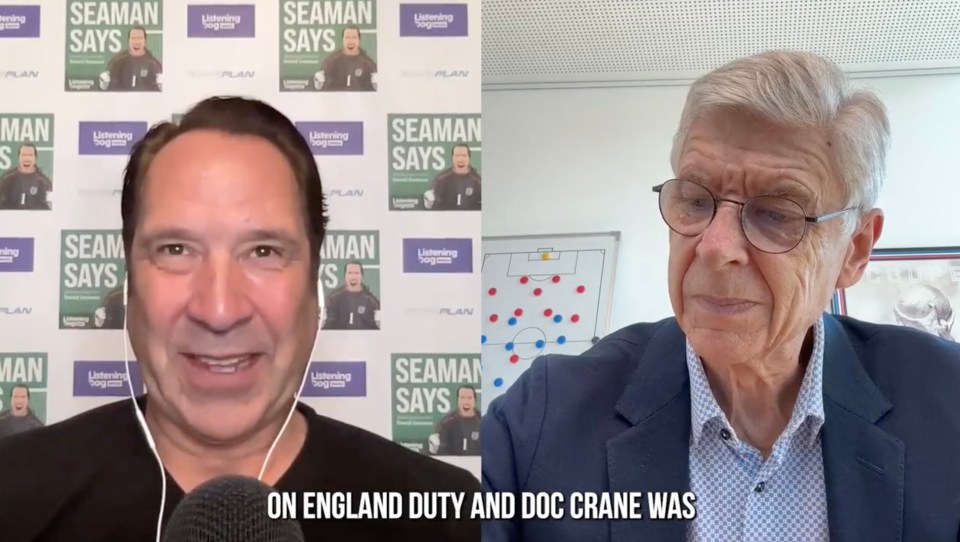 Seaman and Wenger spoke of the team's cutting edge diet