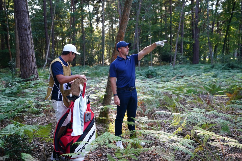 McIlroy recovered to make the cut with his final shot of the round