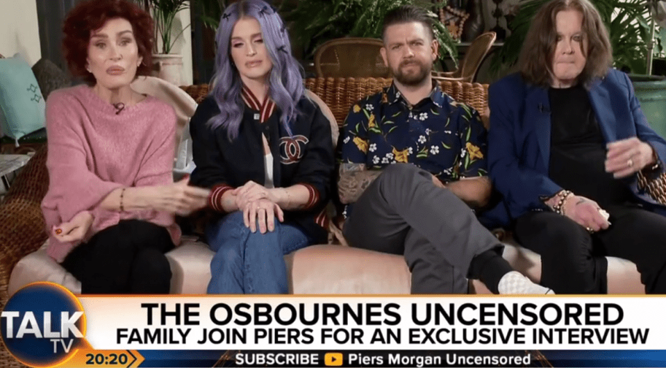 She appeared with her family on TalkTV