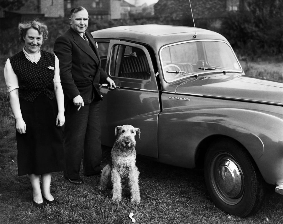 Albert, seen here in 1952, on honeymoon with his wife Annie