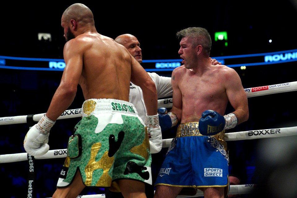 The referee stepped in to stop the contest in the tenth round