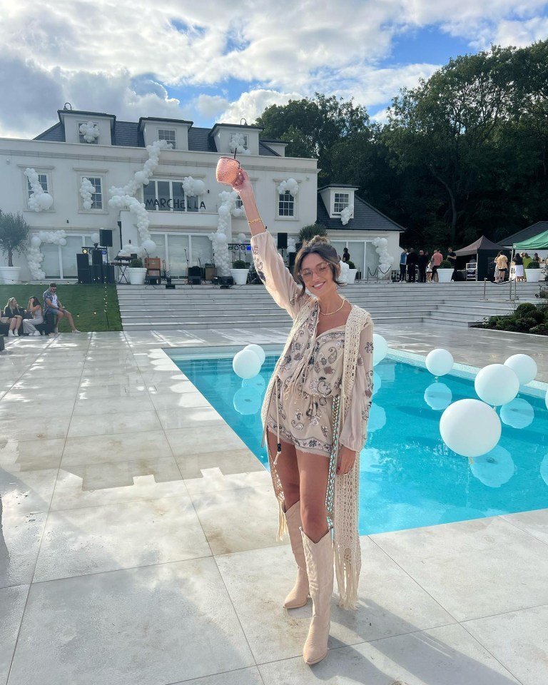 The couple threw a lavish bash to celebrate but were slammed as 'show offs' by some