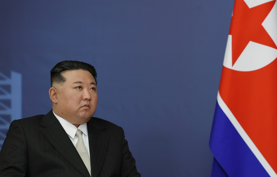 Kim appeared to be deep in thought as he began discussions with Putin