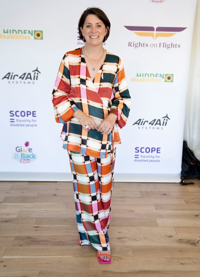 Lauren Mahon also attended the unveiling in Westminster