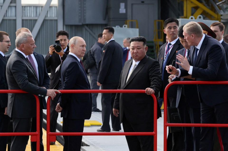 They met at the Vostochny Cosmodrome in the far eastern Amur region