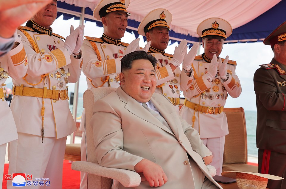 Kim smiled as he unveiled his new vessel