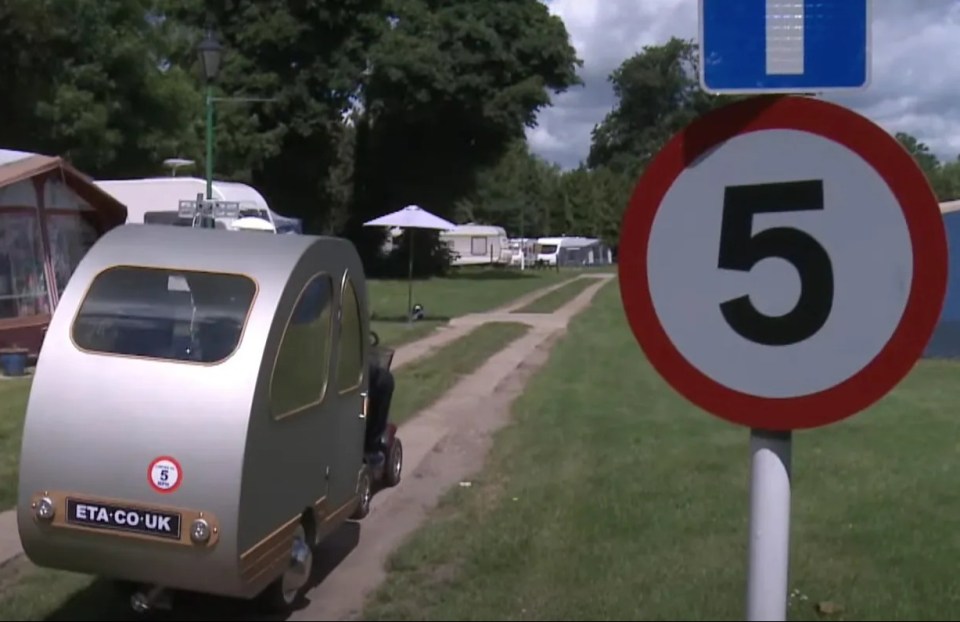 However, it's not one for long journeys as it is limited to 5mph in most areas