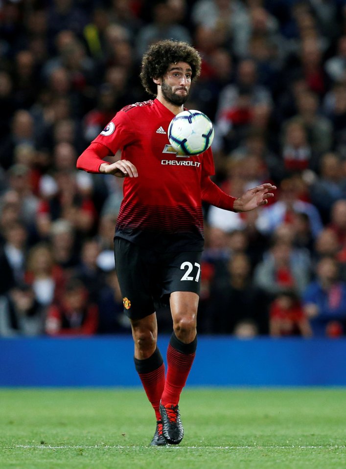 Marouane Fellaini would be an option in midfield