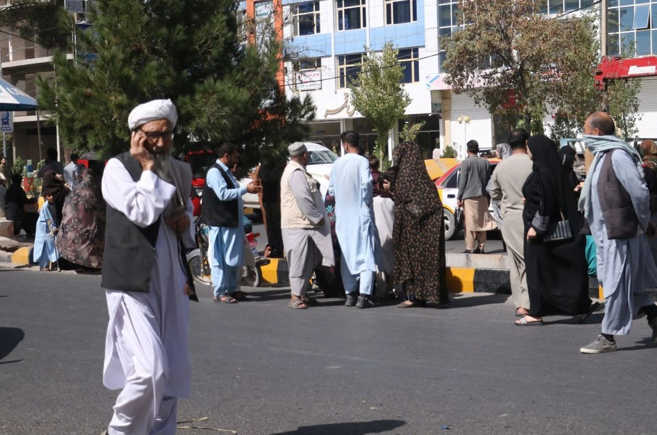 The epicentre was about 25 miles northwest of the city of Herat