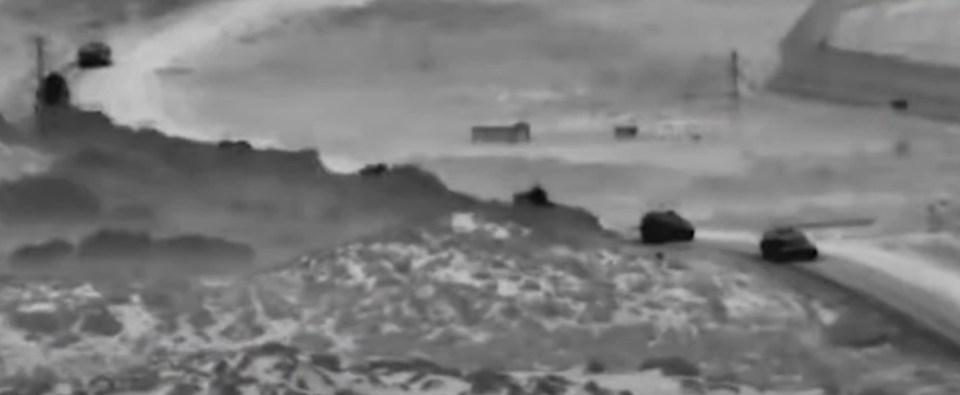 Israeli tanks and bulldozers were seen rolling into Gaza last night