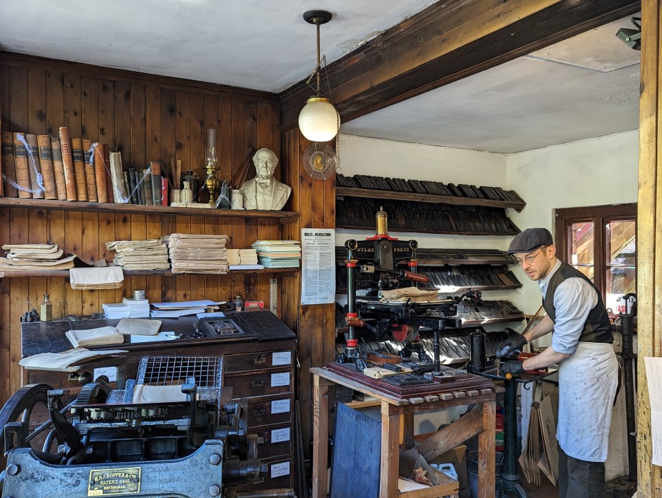 The printing press is one of several businesses that can be explored