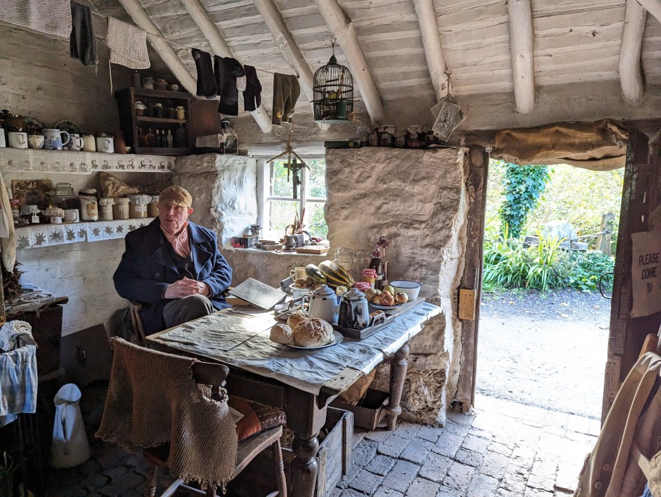 The small squatters' cottage would have been home to up to nine people
