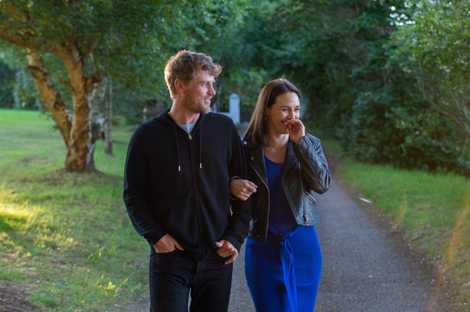 Undated Handout Photo from The Lovers. Pictured: Seamus (Johnny Flynn) and Janet (Roisin Gallagher). See PA Feature SHOWBIZ TV Quickfire Flynn Gallagher. WARNING: This picture must only be used to accompany PA Feature SHOWBIZ TV Quickfire Flynn Gallagher. PA Photo. Picture credit should read: ¿Sky UK Ltd. NOTE TO EDITORS: This picture must only be used to accompany PA Feature SHOWBIZ TV Quickfire Flynn Gallagher.