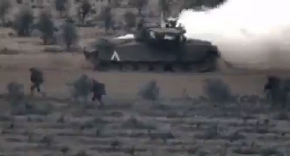 Footage shared by the IDF on Sunday showed troops and tanks in northern Gaza